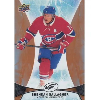Karetní hra paralel karta BRENDAN GALLAGHER 20-21 UD Ice Orange číslo 36