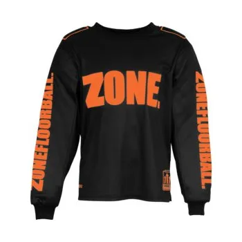 Florbalový dres Zone floorball Goalie sweater UPGRADE SW black/lava Brankářský dres M, černá / lava