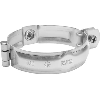 Objímka svodu šroubovací M10, Titanzinková - Průměr 80 mm