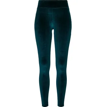 Dámské legíny Ladies High Waist Velvet Leggings - teal 4XL