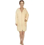 Froté župan dámský na zip Béžová - vel. M BX1000745