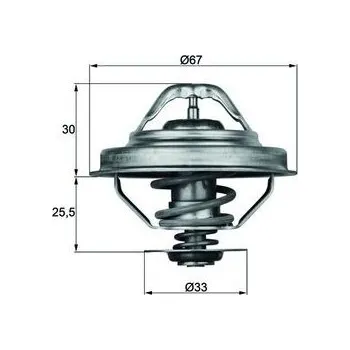Automobilové těsnění Termostat, chladivo MAHLE TX 28 88D