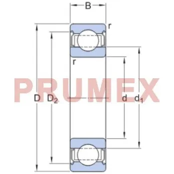 SKF 6003-2Z/VA208 kuličkové ložisko