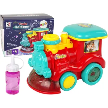 Hra na zahradu Bublifuk lokomotiva - červená