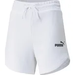 Dámské kraťasy na volný čas Puma ESS HIGH WAIST SHORTS W bílé 848339-02 - L | UK 10,5 | US 11