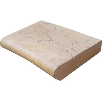 Bazénový lem BORNEO oblouk R = 1450 x 285/246 x 220 mm karamelový