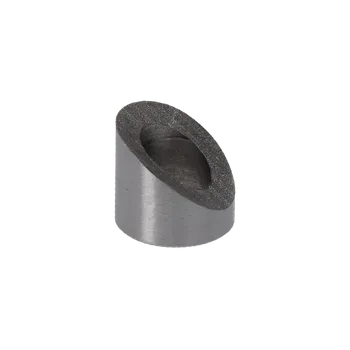 Zábradlí KOVIAN, s.r.o. Podložka na trubku ø42,4 mm, úhel 35° (ø13x2,75 mm, otvor ø7,5 mm), broušená nerez K320 /AISI304