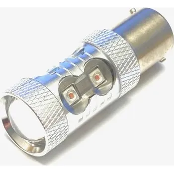 Tuning žárovka LED 12V-24V 21W BA15s oranžová CANBUS