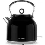 Rychlovarná konvice černá Vintage Orava 1,7 l