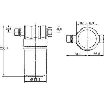 Sušič klimatizace Sušárna, klimatizace MAHLE AD 36 000S