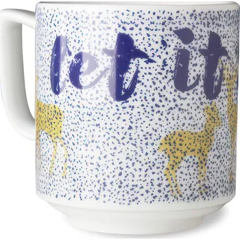 Suisse Langenthal | Hrnek, světlý, 300 ml, Zimní dekor - Sobi