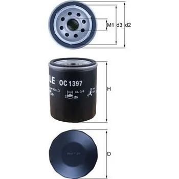 Autodíl Olejový filtr MAHLE OC 1397