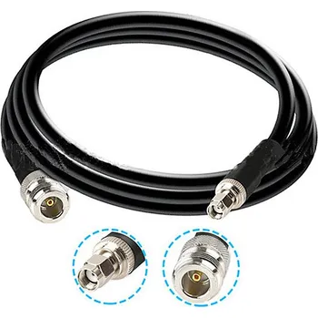 Video kabel Koaxiální kabel LMR400 s N-Type a RP SMA konektory 6m