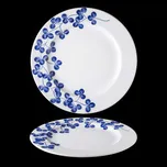 Lilien | Talíř mělký, modré květiny, 31 cm, Indigo Clover