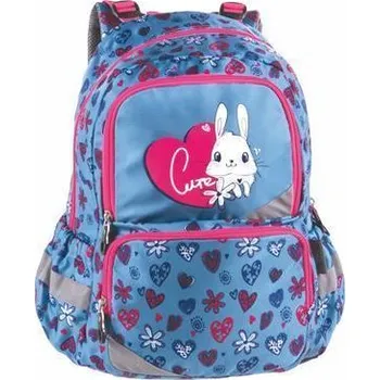 Batoh "Anatomic Little Rabbit", modrá-růžová, anatomický, PULSE 122008