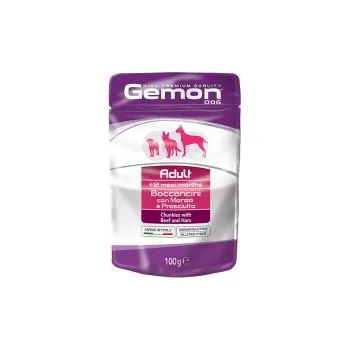 Krmivo pro kočku GEMON Dog HP kapsička hovězí 100g/24bal