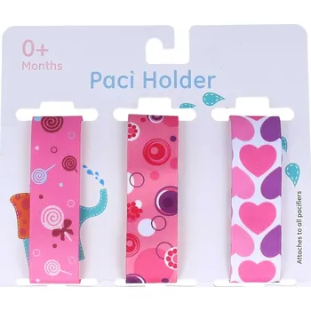 klip na dudlíky Klip na dudlík TopQ růžový 3ks