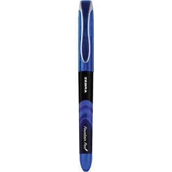 Inkoustové pero, modrá, 0,6 mm, ZEBRA