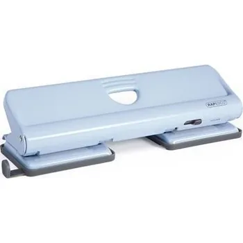 Děrovačka "720", 4 otvory, světle modrá, 20 listů, RAPESCO