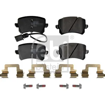 Brzdová destička Sada brzdových destiček, kotoučová brzda FEBI BILSTEIN 172168