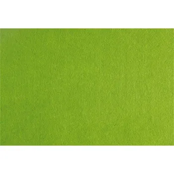 Plst, světle zelená, A4, 1 mm