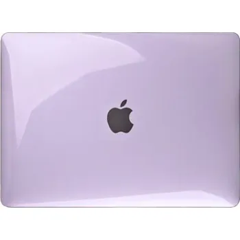 Pouzdro na mobilní telefon Lesklý transparentní kryt pro MacBook 12" (A1534) - fialový