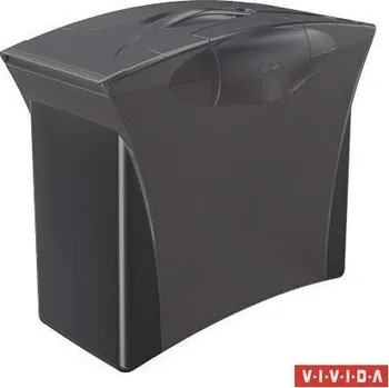 Archivační box Zásobník na závěsné desky "Europost", 5 ks závěsných desek, Vivida černá, plast, ESSELTE