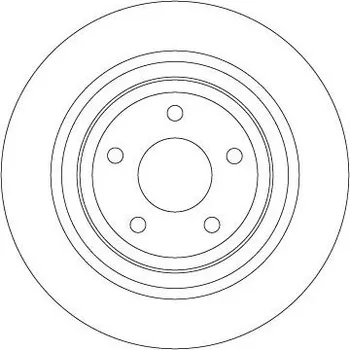 Brzdový kotouč Brzdový kotouč TRW DF6872