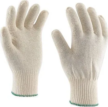 Pracovní rukavice Ochranné rukavice, bílá, pletené, bavlněné, vel. 11-es, C2/11