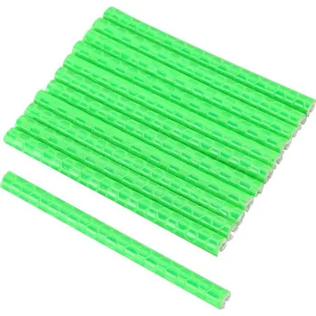 Reflexní tyčinky TopQ do výpletu kol zelené