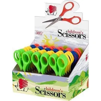 Kancelářské nůžky Nůžky dětské, 13,5 cm, ICO, mix barev
