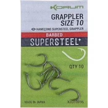 Rybářský háček Korum Háčky Grappler Hooks - barbed 12