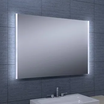 Zrcadlo Besteco Koupelnové Zrcadlo s LED Slimline, Bočním Osvětlením, 100 x 70 cm, Obdélníkové, Denní Bílé Světlo 6400 K, Tenký Hliníkový Rám, Krytí IP44 (Kód MSA70-10)