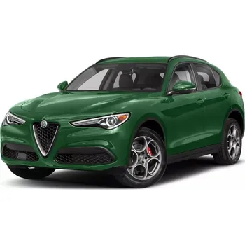 Nosič kol Příčníky Modula Oval Bar Closed Rail Black Alfa Romeo Stelvio 2017- s integrovanými podelníky