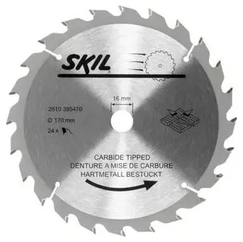 Pilový kotouč Karbidový pilový kotouč (Ø 170 mm, 24 zubů) SKIL 395470