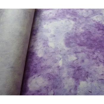 Umělecký papír Sapaimport Nepálský ruční papír Lokta - fialová batika Velikost: 23x32 cm