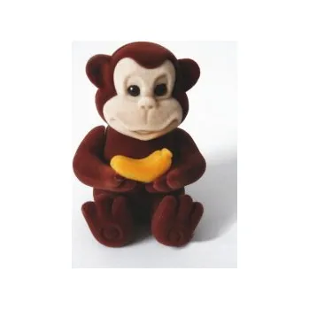 Dárková krabička Dárková krabička opice s banány - 2050 (Dárková sametová krabička opice)