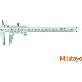 Posuvné měřítko Posuvné měřítko Mitutoyo 0-200 mm, 0,05 mm měřicí plochy z tvrdokovu, s aretačním šroubkem