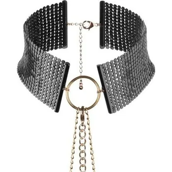 BDSM obojek Obojek BIJOUX INDISCRETS DÉSIR MÉTALLIQUE COLLAR black - s kupónem KUP15 cena 477 Kč + extra diskrétní expedice