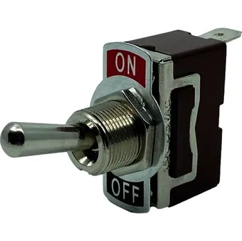 Auto elektroinstalace RACES vypínač (ON)-OFF-(ON) (12V/20A) - 6 pin