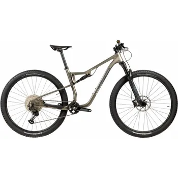 Horské kolo PELLS Duke FS 3 Obsidian Grey KARBON 100/100mm Deore12 - M / Šedá