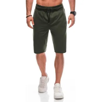 Pánské teplákové šortky EM-SRBS-0101 V-2 olivové