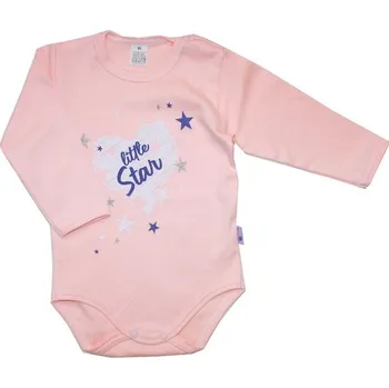 Kojenecký body Dětské body pro miminka, kojenecká body bavlněné losos