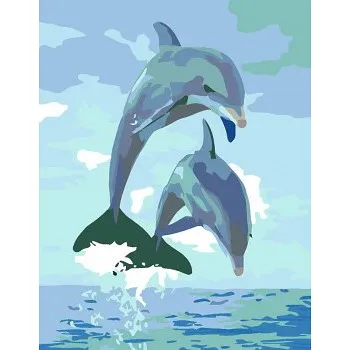 Malování podle čísel Rosa – 373 delfíni (Malování podle čísel Rosa – 373 delfíni)