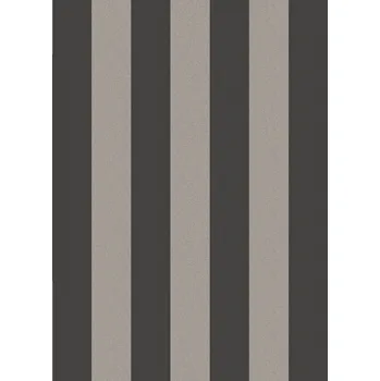 Tapeta Černo-stříbrná vliesová tapeta s pruhy, OTH404, Othello, Zoom by Masureel