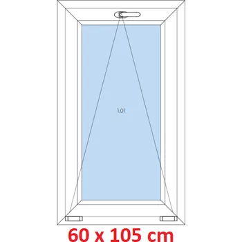 Okno Soft Plastové okno 60x105 cm, sklopné