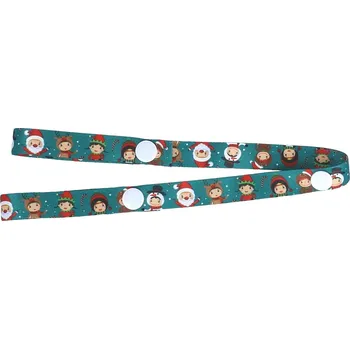 Popruh proti padání hraček z kočárku TopQ Vánoční motiv