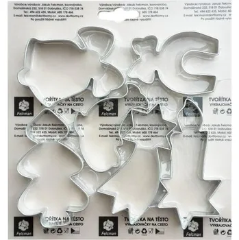 Vánoce Vykrajovačka sada vánoční 6ks CZ