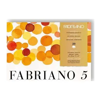 Blok Blok pro akvarel Fabriano 5 23x31cm 300g Cold pressed (Blok pro akvarel Fabriano 5 23x31cm 300g Cold pressed)