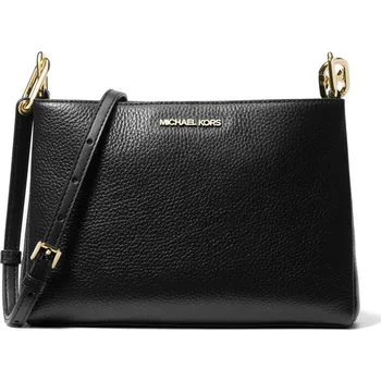 Módní doplněk Michael Kors Trisha Medium Pebbled Leather Crossbody Bag Black